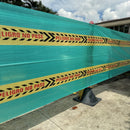 Tela Polipropileno Peligro Cerramiento de 1.04x100M Verde Marcado una Cara 2321100peli001