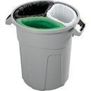 Basurero Residuos 1, Litros x 3 Tapa Vaivén Negro, Blanco, Verde 12205