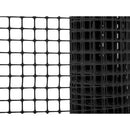 Malla cuadrada todo terreno 15x15mm,1.0m,220g/m, 30m,negro 3105151NEGRO