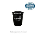 Kit 500 Litros Acuaviva Tanque + Tapa + Conexiones Color  Negro