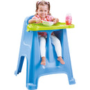 Silla Comedor Bebe color gris hielo/menta 9020
