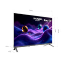 Televisor Smart QLED 32" HD con Roku Negro HYLED3258QR