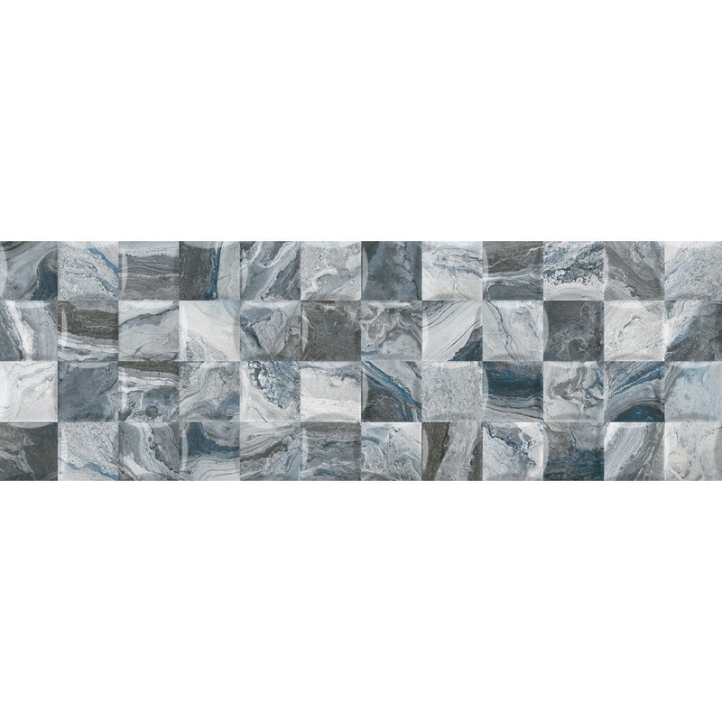 Liston Estructurado Monti 15x45cm Azul Cara Única