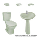 Combo Laguna 4.8Litros Sin Pedestal Verde Claro Grifería Cromada