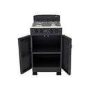 Estufa Gabinete Romero Haceb 50 cm GN Negro 9003643