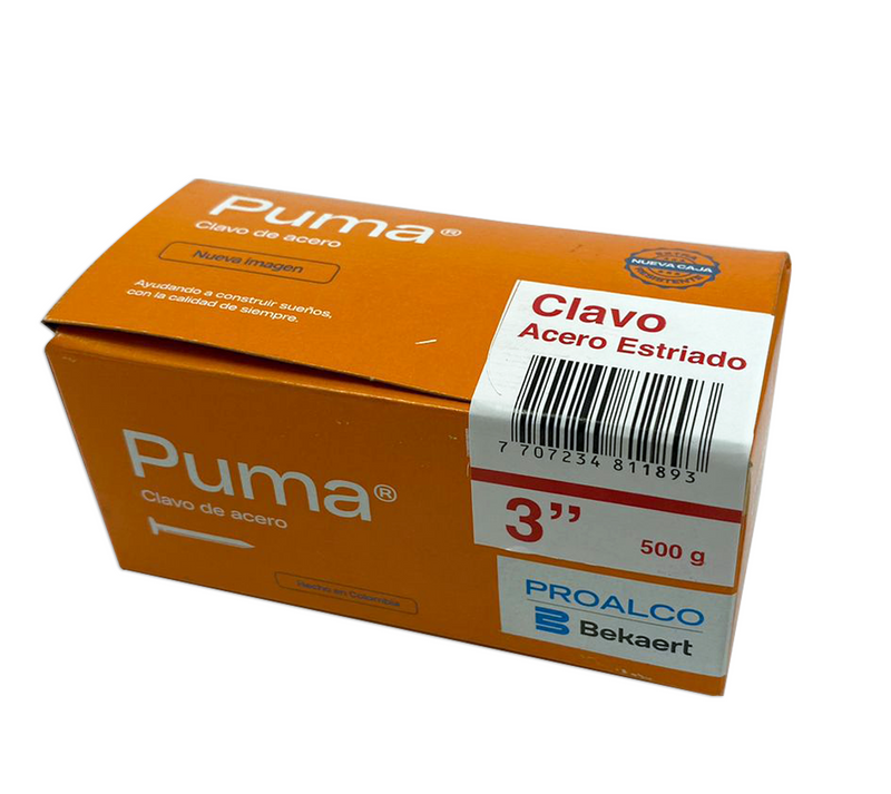 Clavo de Acero Estriado 3 x 25 KG -703454
