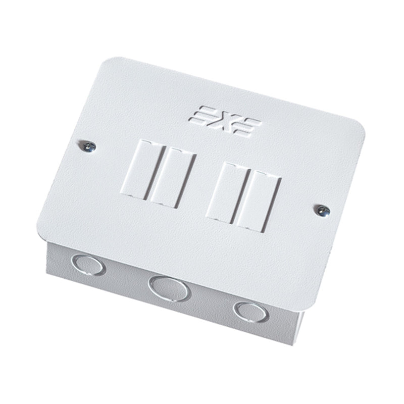 Tablero Enchufable de 4 Contactos Blanco 33604