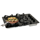 Cubierta para Empotrar de Cristal 60 Cm Negro Gas Propano 9000769