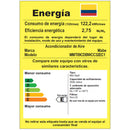 Aire Acondicionado Convencional Mabe 9000 BTU 220V Blanco MMT09CDBWCC32EC1