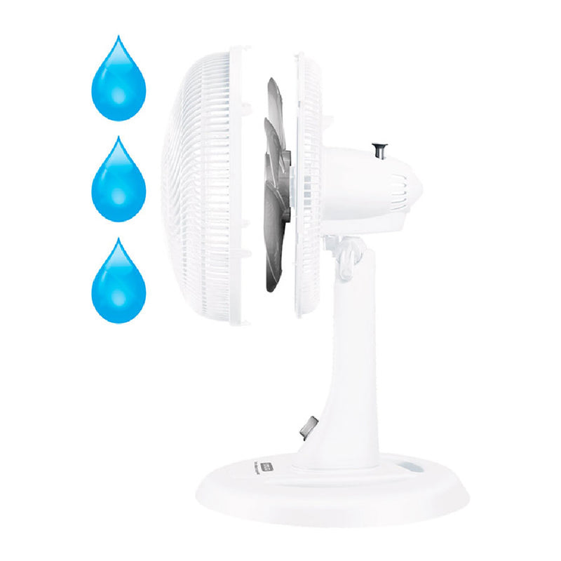 Ventilador SAMURAI Turbo Silence Compact 2en1 Blanco