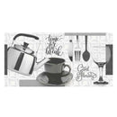 Base Deco Brooklyn Negro Cara Única  30X60Cms