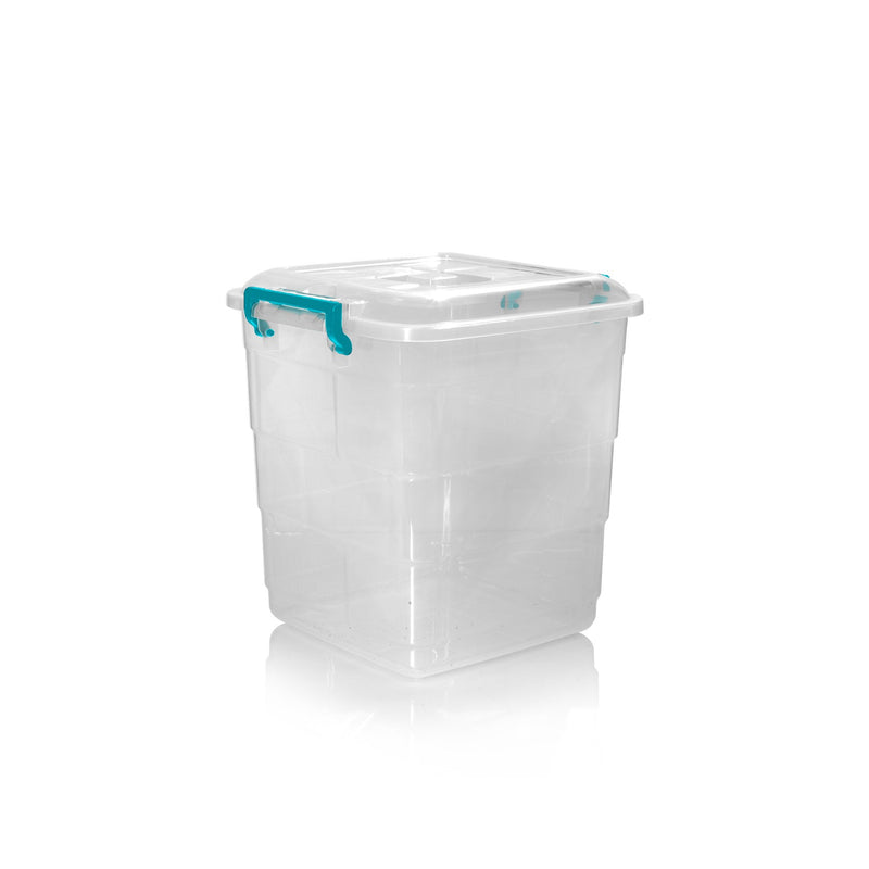 01487AZUL    Caja Organizadora Sin Manija 3Lt Azul