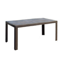 Mesa de 6 puestos celebrity color wengue 1236