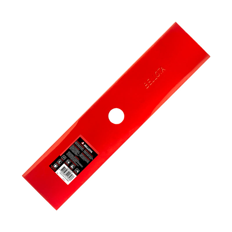 Cuchilla recta roja guadañadora 350mmlargox2.4mmGrosor/hueco25mm