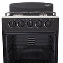 Estufa de piso Romero de 50cm Torre color negro - Gas Propano 9002398