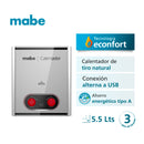 Calentador Mabe Paso 5.5L Tiro Natural GN CIM06C2SSNA