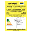 Cubierta de empotrar a Gas Natural 60x50CM 4 Puestos H 110V Inoxidable PM6054NF0