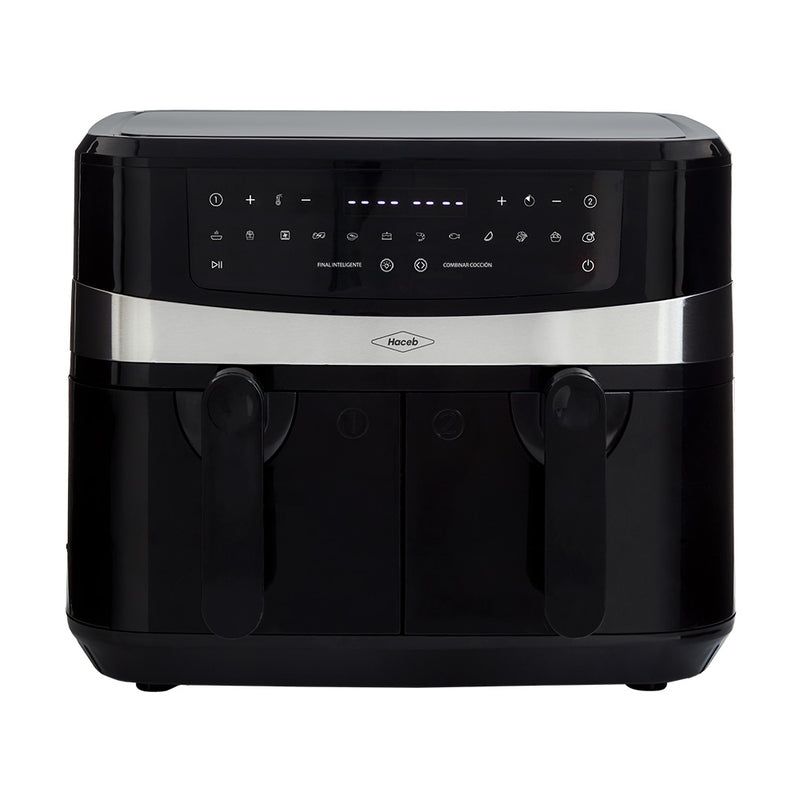 9002770    Freidora Doble Canasta Haceb 8 Litros 120 Voltios Negro
