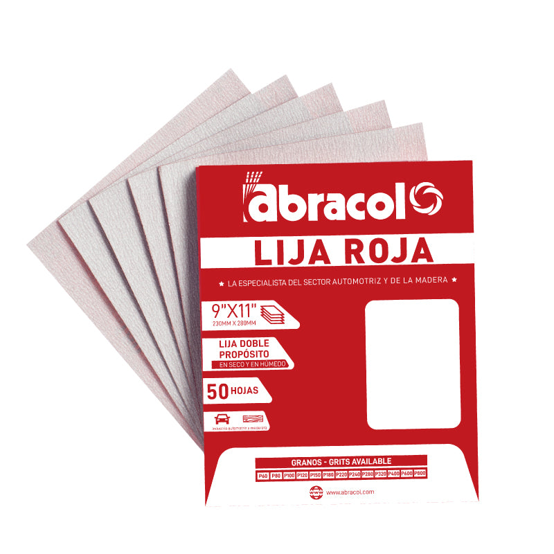 RPHRO0120000    Lija Roja Abracol