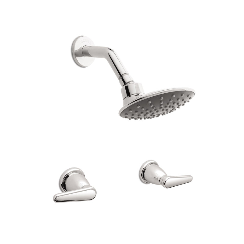 Paquete ducha 8" Nogal con mezclador x 3 Unidades 434363331