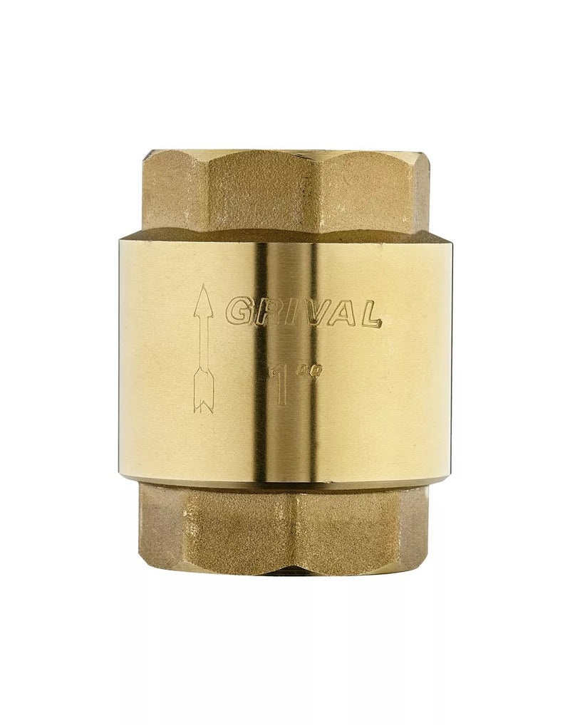 Válvula De Cheque Metálico Vertical 1/2" Bolsa X 3 Unidades 797183331