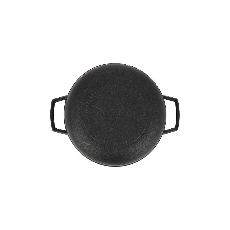 Caldero IMUSA 22cm Antiadherente Tapa Vidrio 8043300