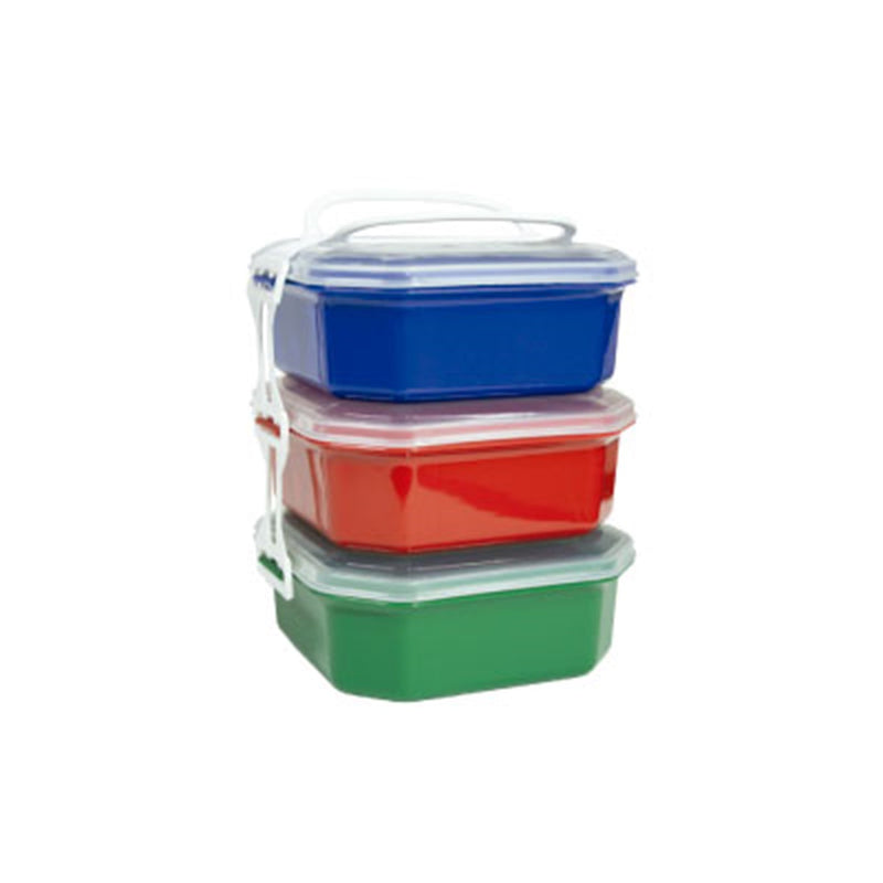 Portacomidas Cuadrado Planos x 3 035