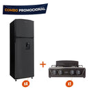 Combo 4 Neveras No Frost 311 Lt Titanio + Sobremesa 4 Puestos COMBO311TITAN