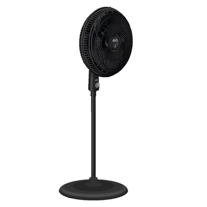 Ventilador Air Turbo Pedestal 3 Velocidades Negro Exclusivo