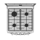 Estufa de Piso 4 Puestos 20" Inox con Horno y Grill EMC5140ANG0