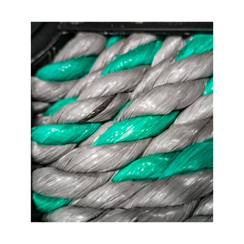 Soga Polipropileno Rollo x 350 MT 8mm, rafia 5/16" Recuperado Gris 2200035