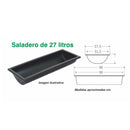 Saladero 27 Litros Color Negro AFAP00705A