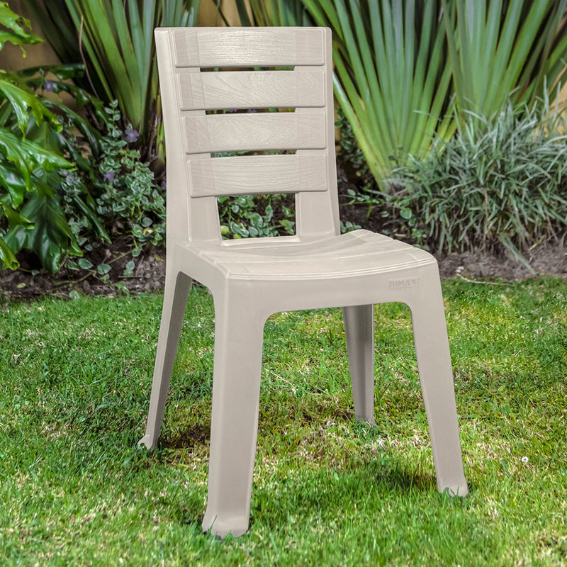 Silla Baru sin Brazos Taupe