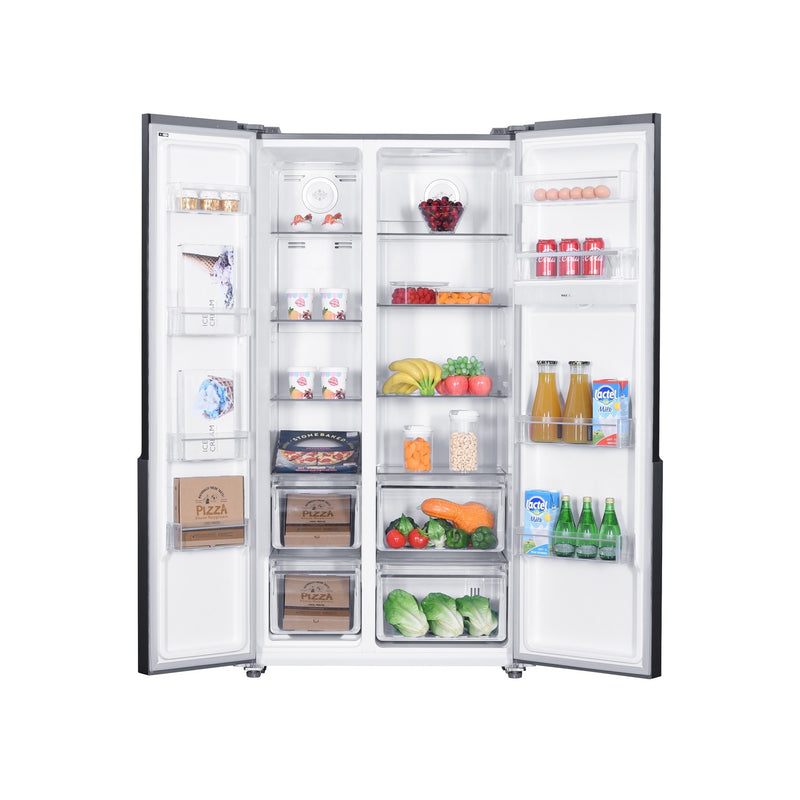 Nevecon mabe side by side de 529lt inox