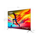 Televisor Smart QLED 70" UHD con Google TV Negro HYLED7007QG