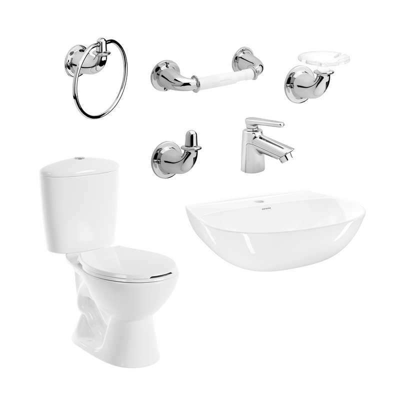 Combo Manantial Pro sin Pedestal Blanco