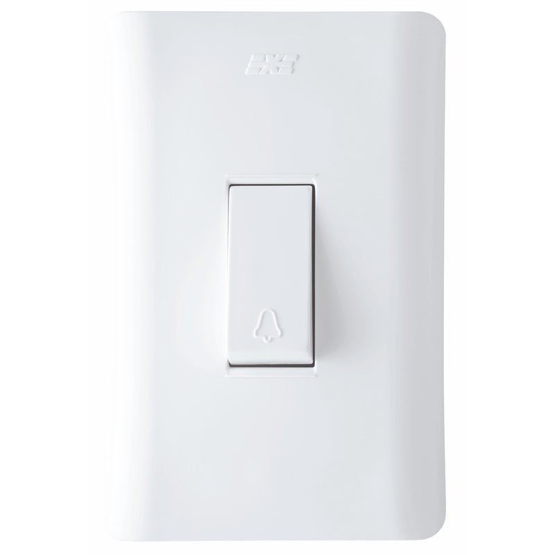 Pulsador Sencillo Duomo Blanco 15005