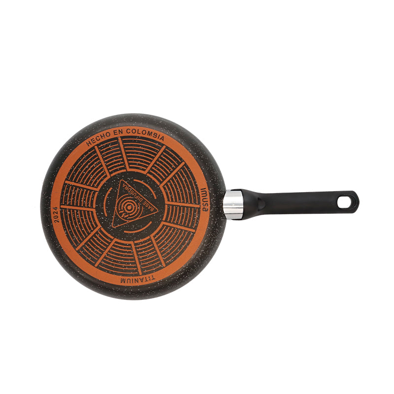 Sartén de 24 Cm Tapa de Vidrio Anti Adherente Force 298400