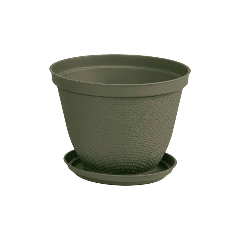Matera Redonda Red Mafia de 25 Cm Verde Musgo 12989