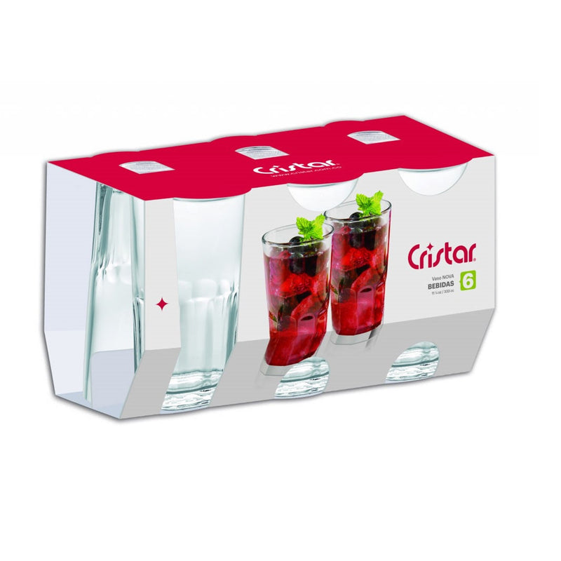 0259CL6    Vaso Nova bebidas (12 Canastilla x 6 Unidades)