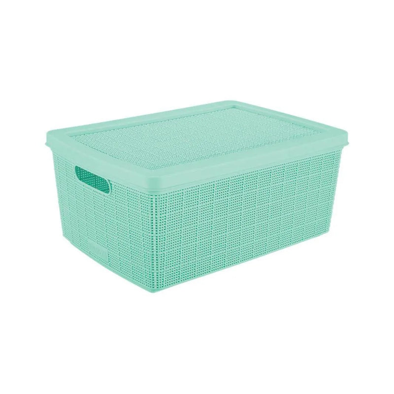 Canasta Fique 13.5L Color Menta 12577