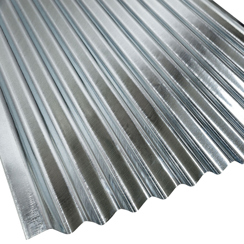 Teja de Zinc Ondulada Espesor 0.23mm C-33 0.80 x Largo 2.134-7"