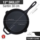 Sarten 30cm Esmaltado Negro 33644