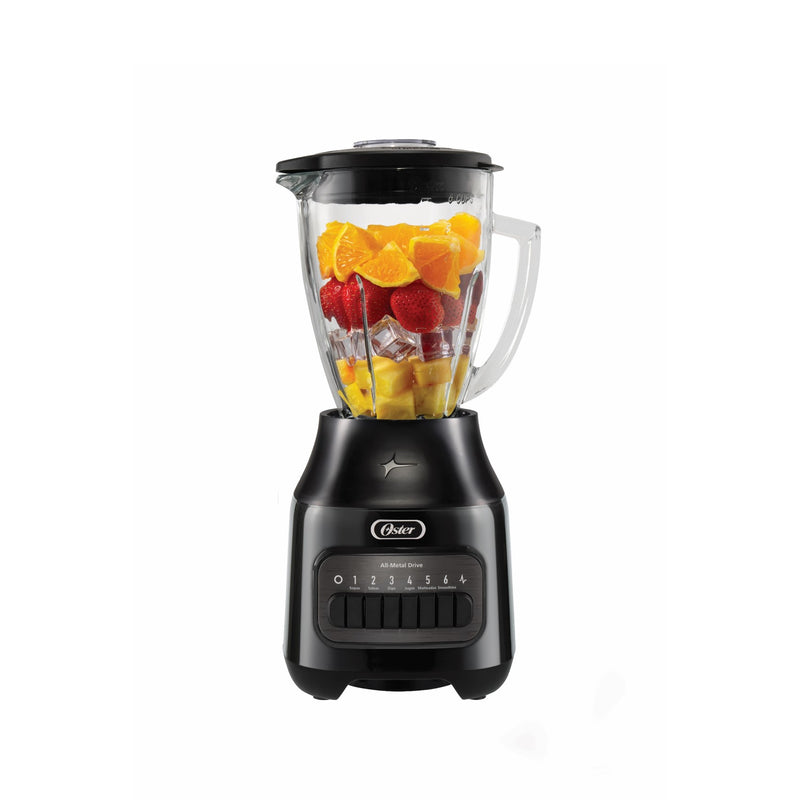 Licuadora Oster Vaso de Vidrio de 1.5Lt 6 Velocidades Negro 2174280