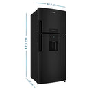 Nevera No Frost Mabe 415LT Grafito RMP415GCG