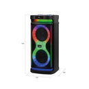 Parlante Bluetooth 150W RMS Negro con Luces Party Mode HYPBT22
