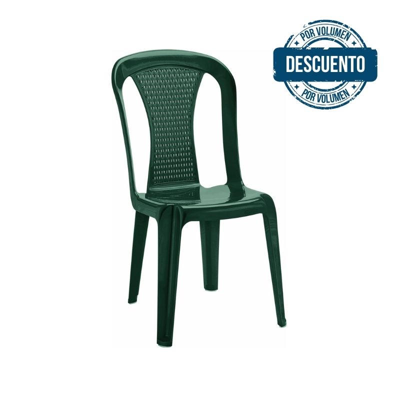 Silla Samba Ecologica Verde Oscuro 11859