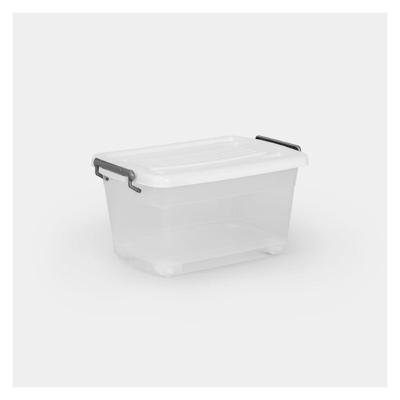 Caja Megautil con Ruedas de 25 Litros Blanco 01692BLANCO