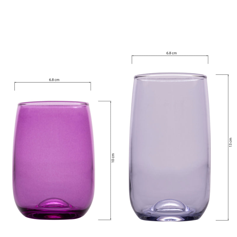 Vaso Aqua Euphoria 4 Sets x 8 unidades 9758EC8EUPH