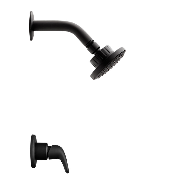 Ducha Monocontrol Aluvia Regadera Dalia Negro Mate AV4205551